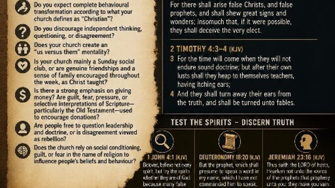 Is your church truly following Christ or just controlling people?