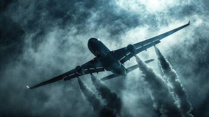 Are airplane contrails changing our blue sky and climate balance?