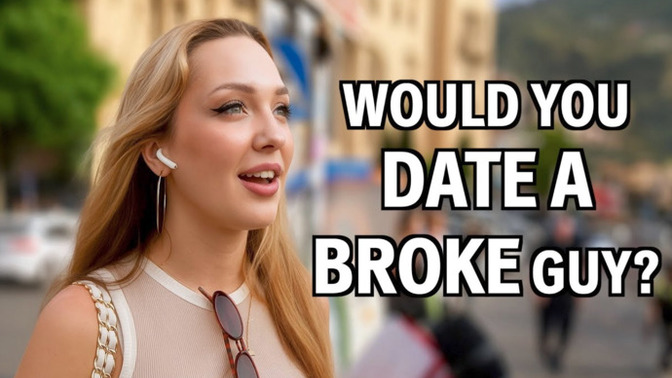Why is it totally fine for a guy to date a broke girl, but when it comes to a girl dating a broke guy, it's a whole different story?