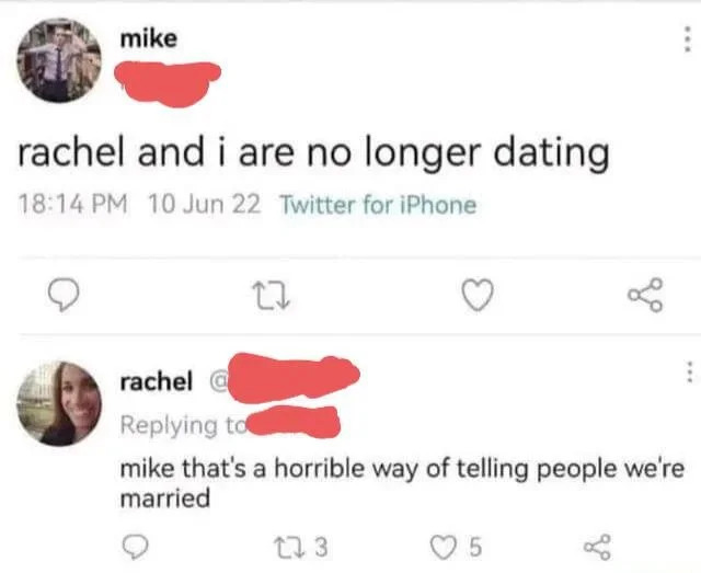 Why did your last relationship actually end?