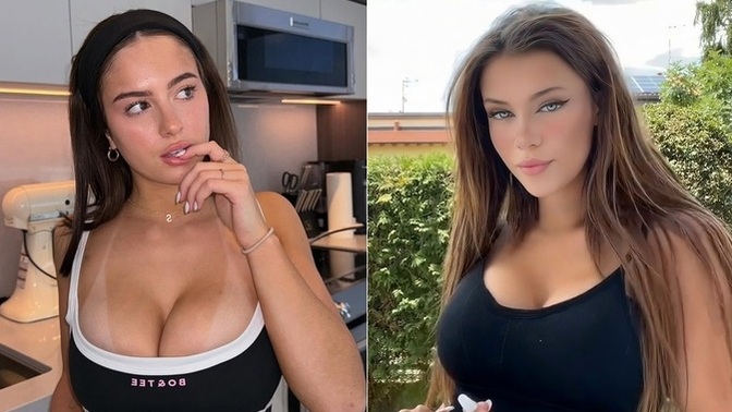 Between this Canadian girl and Italian girl, who looks prettier?