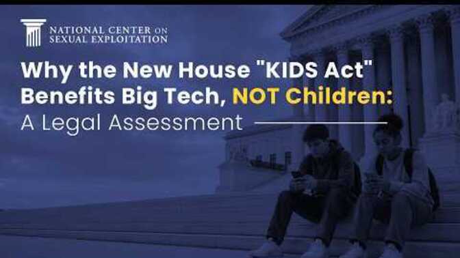 Do you support the bipartisan "Kids Act" ?