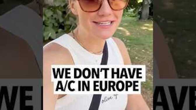 How is it that Europe is so advanced in other things, but so behind when it comes to their buildings?