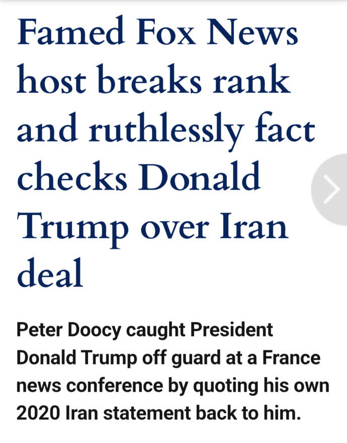 Why is Trump having such difficulty remembering what he said about Iran before the war?