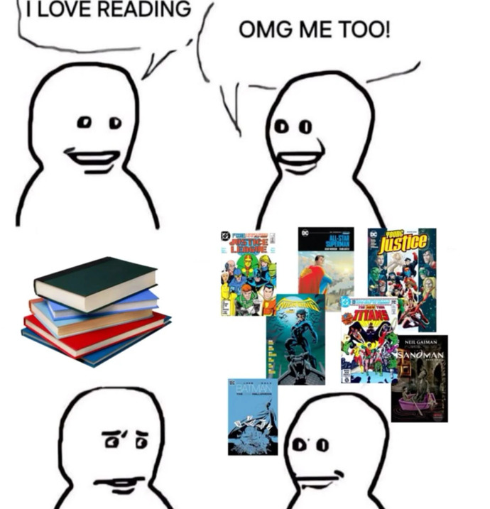 Does reading comic books count as real reading in your view?