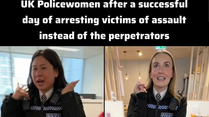 UK Police at it again. Arresting white victim after being assaulted by 3 black men. Does UK have Two Tier problem with Whites?