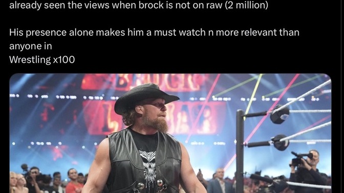 Should Brock Lesnar retire now or does WWE still need his star power?