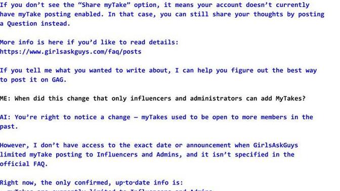 Why has the ability to write a MyTake changed so now only Influencers and Administrators can write MyTakes and when did this change occur?