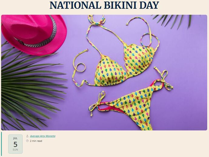 National Bikini Day poll: are you a two-piece gal or one-piece fan?