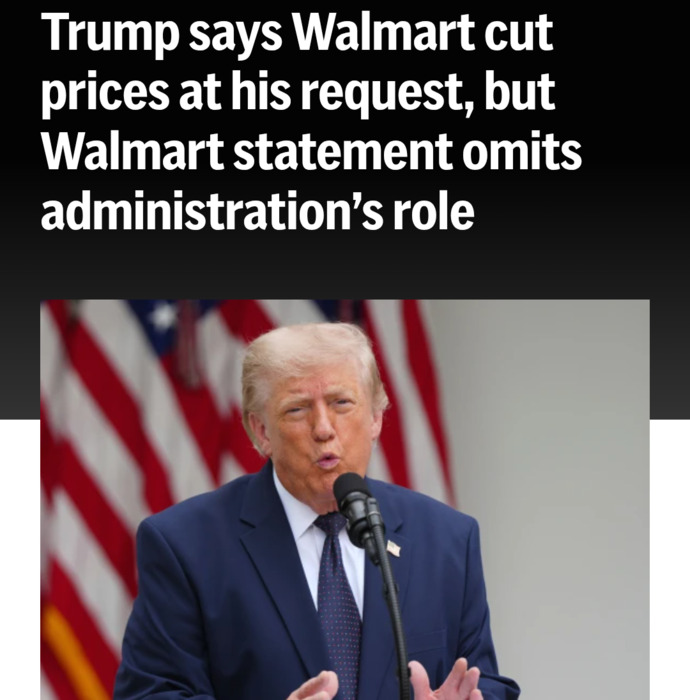 How can Trump rail against communism and take credit for telling Walmart to lower prices?