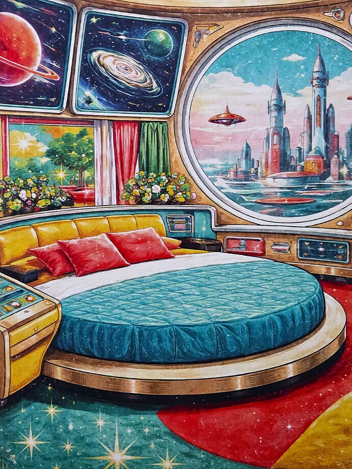 Have you ever slept on a round bed, and how did it actually feel?