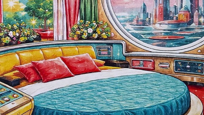 Have you ever slept on a round bed, and how did it actually feel?