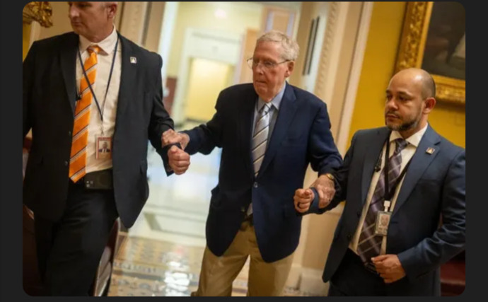 Why wont Mitch McConnells staff say if hes brain dead or will be returning to work in the Senate?