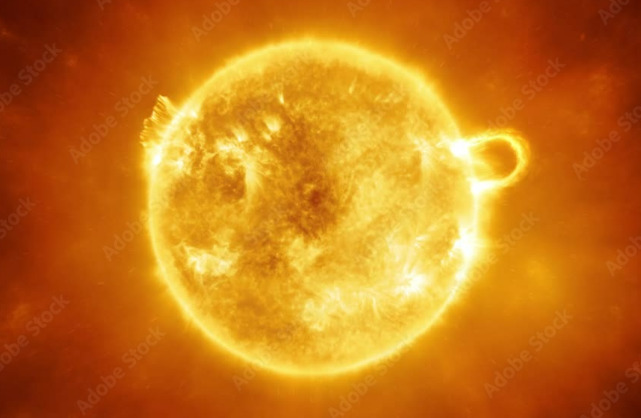 The Sun, center of the Solar System
