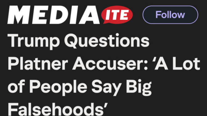 Is anyone surprised Trump is now questioning Platner’s latest accuser?