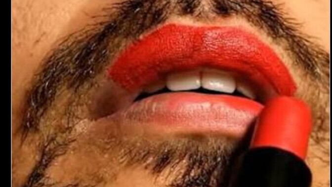 Girls, have you ever put make-up on your boyfriend, or a brother – in short, a man?