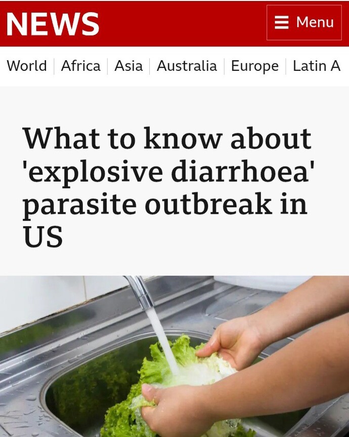 Have you had explosive diarrhoea yet?