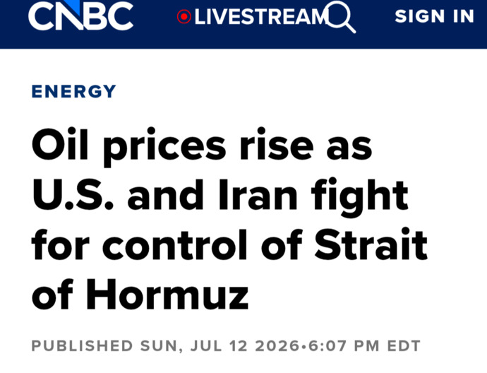 Didnt Trump say that the US has all of the cards regarding opening the Strait... what happened?