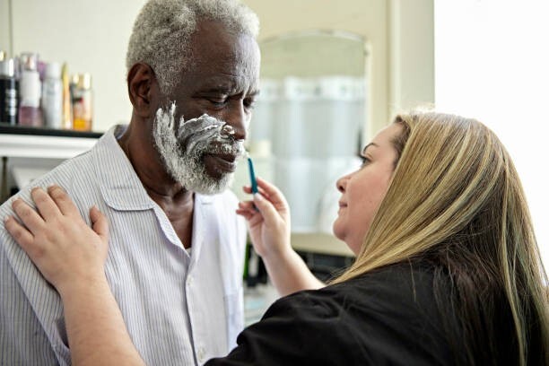 Is shaving a guys beared off are good bonding?