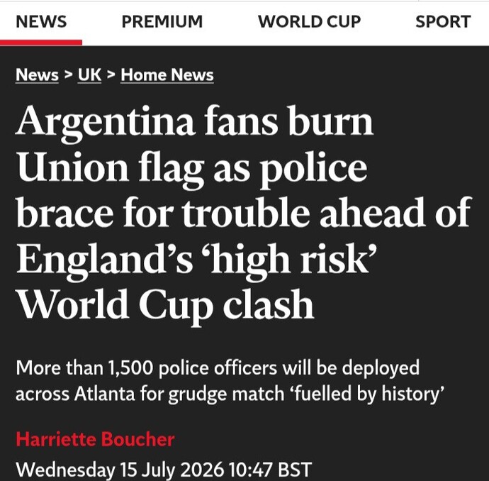 Will there be a football riot tonight in Atlanta?