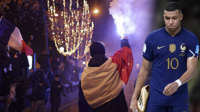 155 Arrested in France Riots after Les Bleus lose to Spain