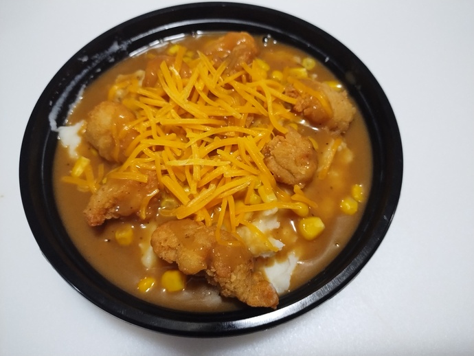 Rate my homemade KFC Famous Bowl?