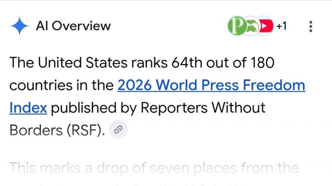 How is it that the US ranks so low in press freedom, when it's literally inshrined in our constitution?