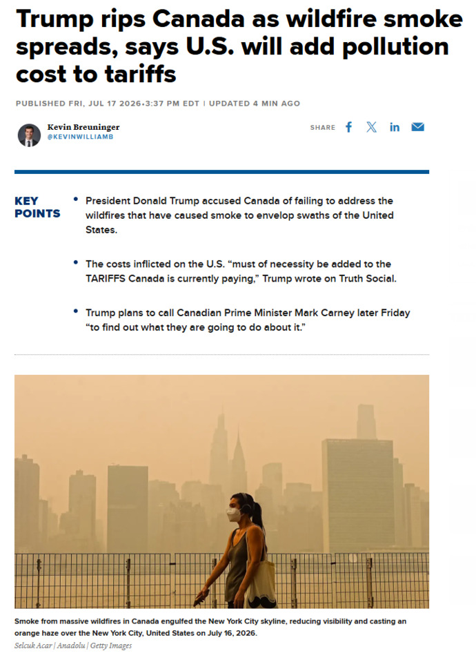 Why did it take President Trump to FINALLY address Canadas Socialist Climate Change terrorists to stop them from attacking US Citizens with WMDs?