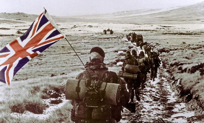 Why did the Argentina national team protest over the Falkland Islands?