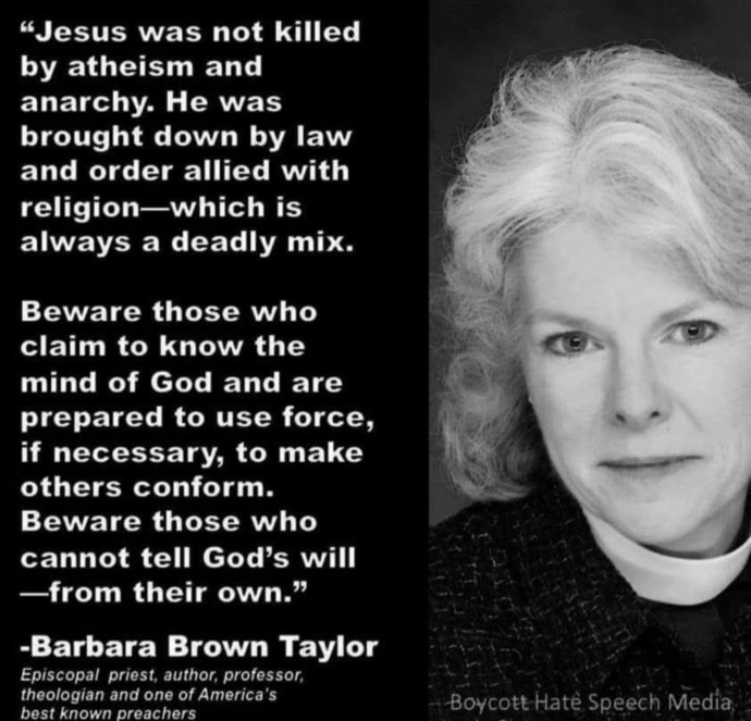 Doesnt Barbara Taylor make an excellent point?