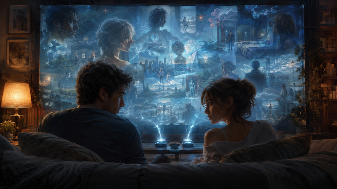 If your partner could download every dream you’ve ever had about someone else, and you theirs, would you want to watch them together?