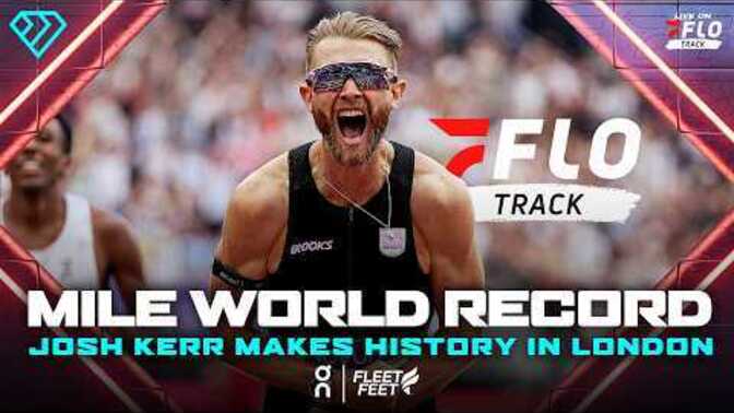 Did you see that the world record for a one-mile sprint was broken?