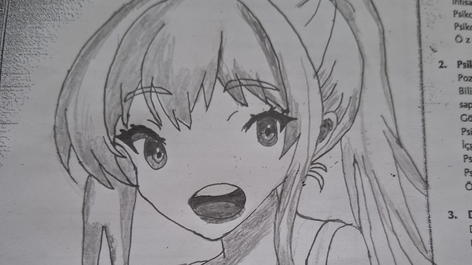 How did u find my anime girl drawing?