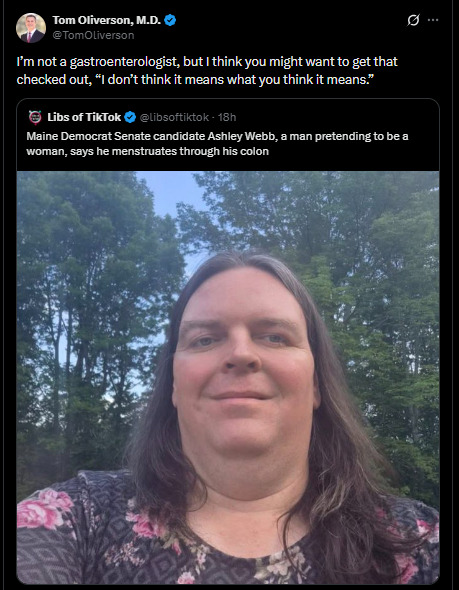 And I thought that Democrat guy with the Nazi tattoo was a lunatic. Ever wish you were a Democrat so that reality had no meaning?
