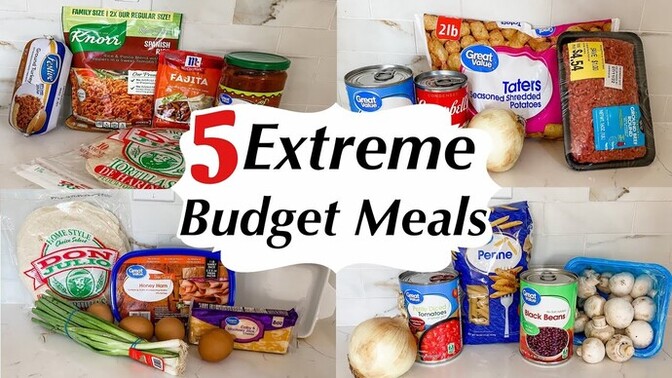 What cheap, easy meals can I cook that will last all week?