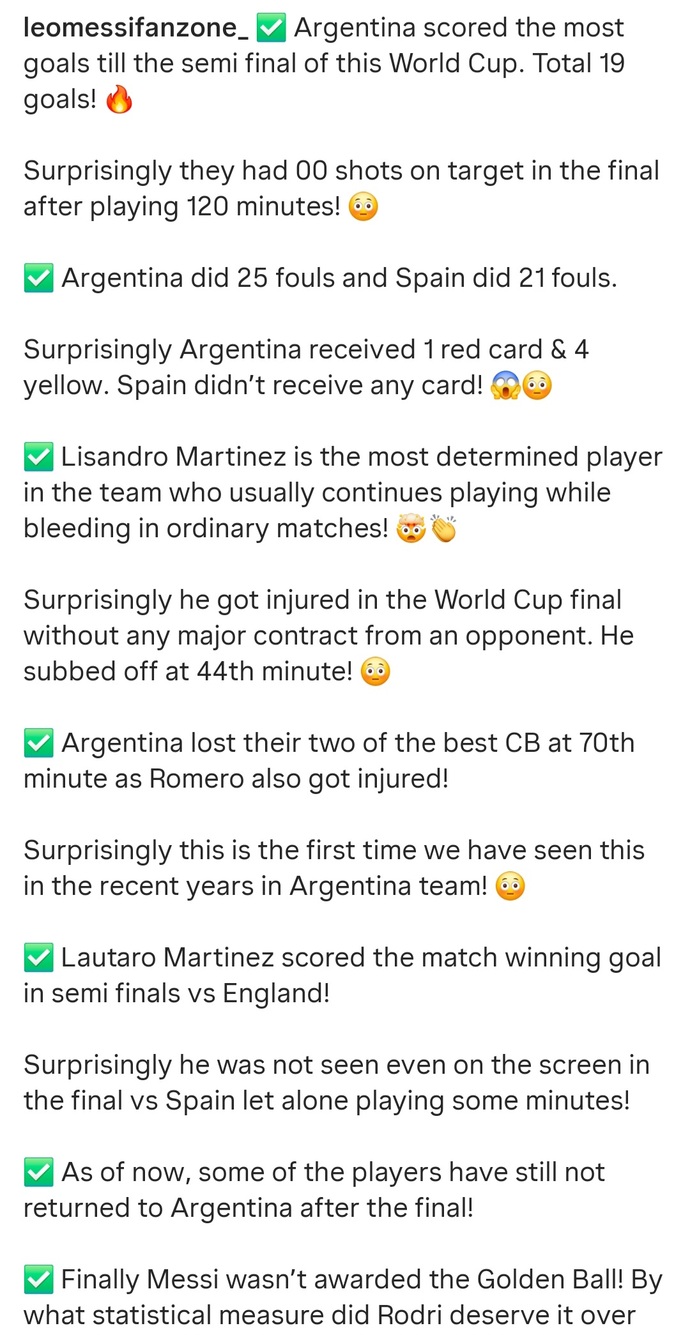 Did Argentina really get help, or were they IN FACT the victims of a smear campaign?