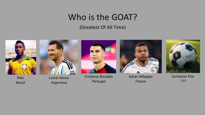 Who is the Soccer GOAT?