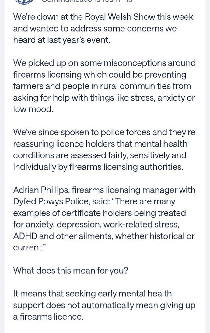 When should people with mental health issues give up their guns?