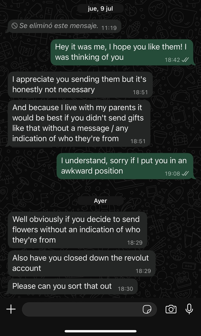 Is my ex mean or what?