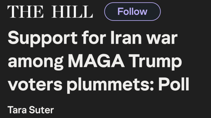 Now that MAGA support for the Iran war is eroding this close to the midterms, what will Trump do with no end in sight?
