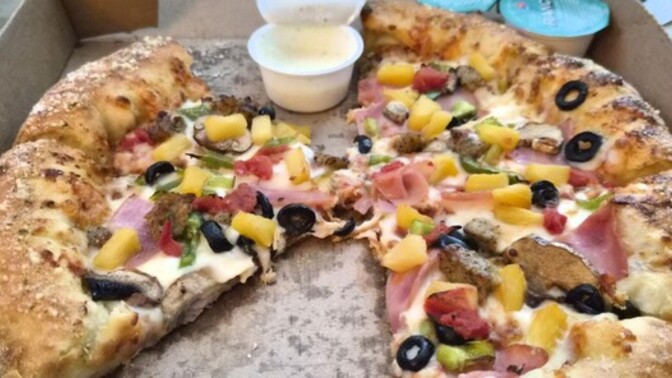What is your odd pizza combination toppings you get from your favorite pizza place?