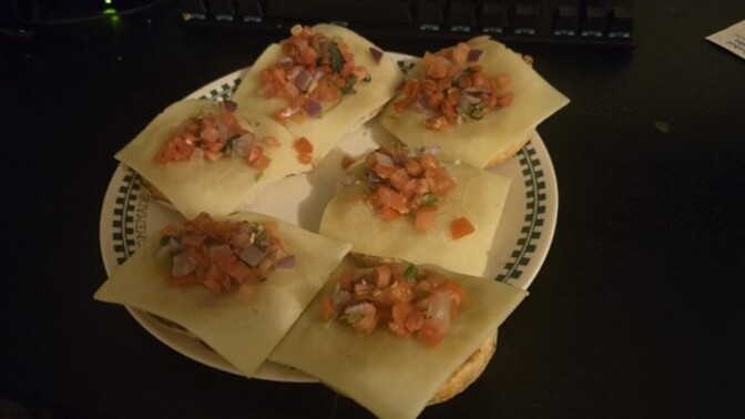 What international foods you made at home when the international foods is only available from overseas?