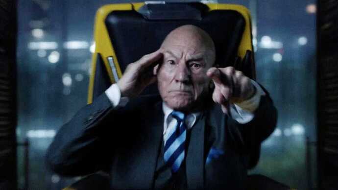 You are out walking when you see a bald old man in a wheelchair have one hand on his head and the other pointing at you. What do you think/do?
