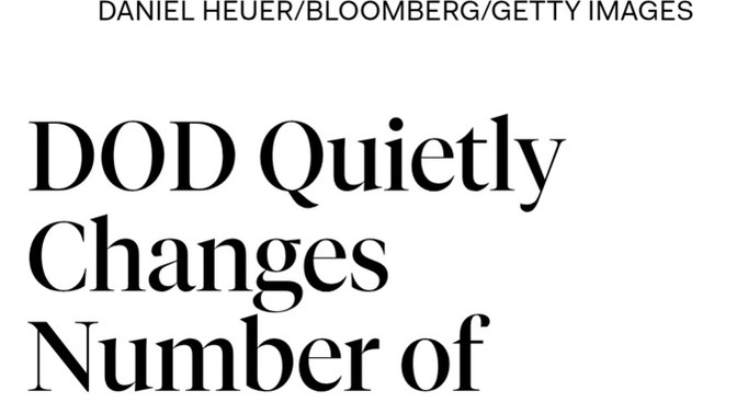 So, Trump discounted 4 US deaths because they happened during a "ceasefire" or "data disruptions"... shameless disrespect of the fallen?