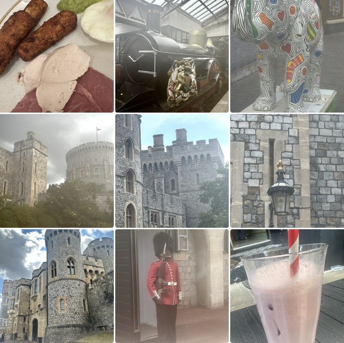 How do these outdoor photos of Windsor Castle look overall?