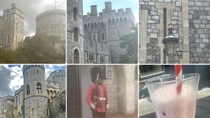 How do these outdoor photos of Windsor Castle look overall?