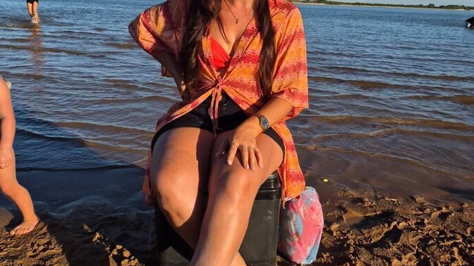 Anyone else love basking in river water and warm sunlight together?