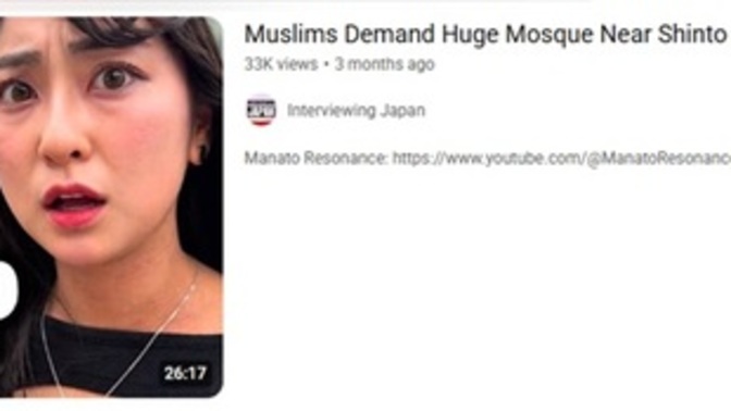 Are you shocked that JAPAN of all places is taking Muslims for immigration and building mosques for them and police are even protecting them?