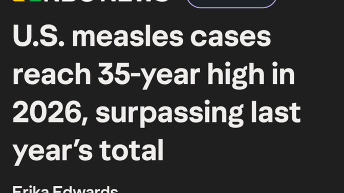 So, is this where government backed, crazy anti-vaxx rhetoric gotten us?