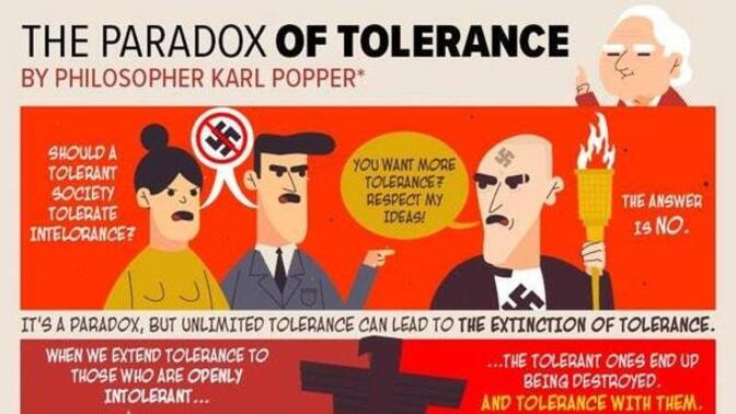 Do you think the only thing you should be intolerant of is intolerance?